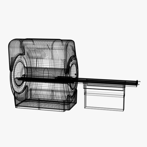 mri machine 3d model - MRI Machine by Dave777